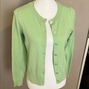 LOFT Light Green Women's Cardigan